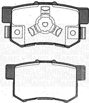 Magneti Marelli 363916060463 - Гальмівні колодки, дискові гальма avtolavka.club