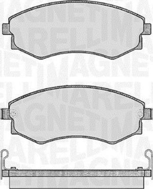 Magneti Marelli 363916060467 - Гальмівні колодки, дискові гальма avtolavka.club