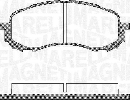 Magneti Marelli 363916060400 - Гальмівні колодки, дискові гальма avtolavka.club