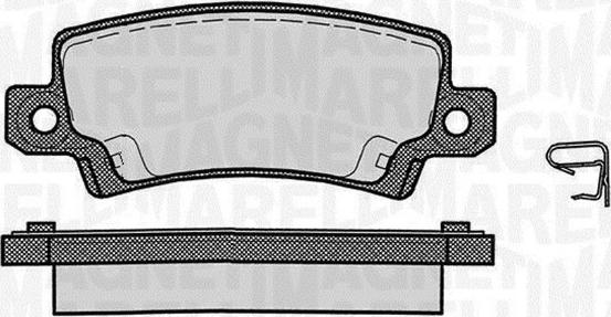 Magneti Marelli 363916060407 - Гальмівні колодки, дискові гальма avtolavka.club