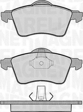 Magneti Marelli 363916060418 - Гальмівні колодки, дискові гальма avtolavka.club