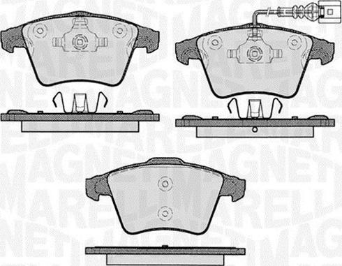 Magneti Marelli 363916060413 - Гальмівні колодки, дискові гальма avtolavka.club