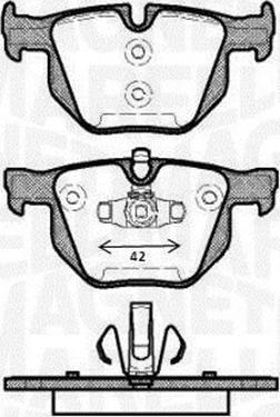 Magneti Marelli 363916060486 - Гальмівні колодки, дискові гальма avtolavka.club