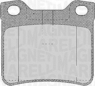 Magneti Marelli 363916060482 - Гальмівні колодки, дискові гальма avtolavka.club