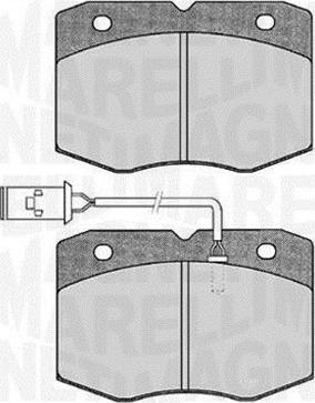 Magneti Marelli 363916060475 - Гальмівні колодки, дискові гальма avtolavka.club