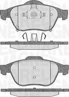 Magneti Marelli 363916060595 - Гальмівні колодки, дискові гальма avtolavka.club