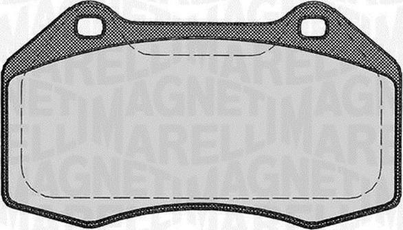 Magneti Marelli 363916060590 - Гальмівні колодки, дискові гальма avtolavka.club