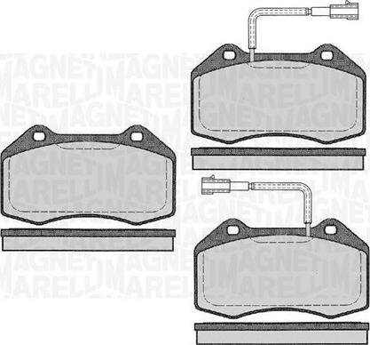 Magneti Marelli 363916060591 - Гальмівні колодки, дискові гальма avtolavka.club