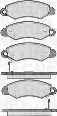 Magneti Marelli 363916060549 - Гальмівні колодки, дискові гальма avtolavka.club