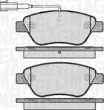 Magneti Marelli 363916060560 - Гальмівні колодки, дискові гальма avtolavka.club