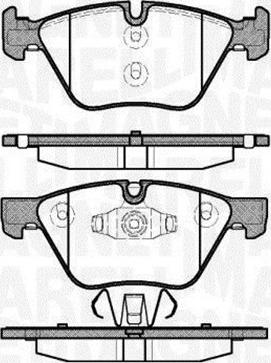 Magneti Marelli 363916060507 - Гальмівні колодки, дискові гальма avtolavka.club