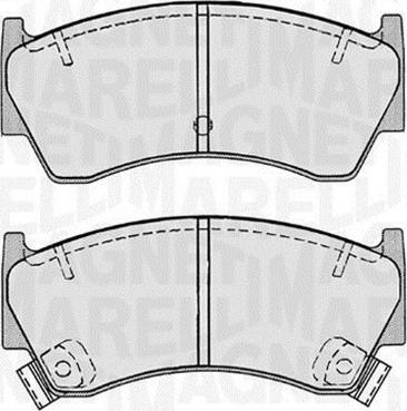 Magneti Marelli 363916060518 - Гальмівні колодки, дискові гальма avtolavka.club