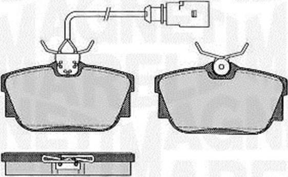 Magneti Marelli 363916060586 - Гальмівні колодки, дискові гальма avtolavka.club