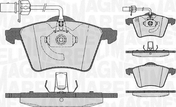 Magneti Marelli 363916060539 - Гальмівні колодки, дискові гальма avtolavka.club