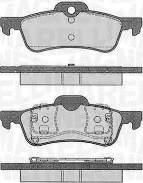 Magneti Marelli 363916060574 - Гальмівні колодки, дискові гальма avtolavka.club