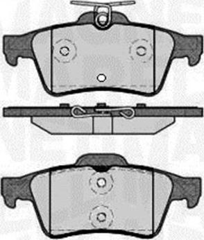 Magneti Marelli 363916060570 - Гальмівні колодки, дискові гальма avtolavka.club