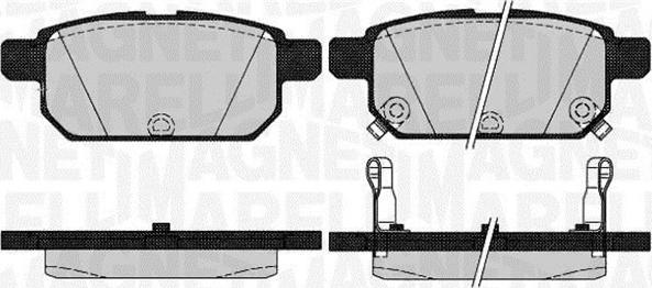 Magneti Marelli 363916060646 - Гальмівні колодки, дискові гальма avtolavka.club