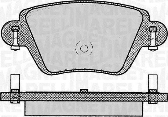 Magneti Marelli 363916060613 - Гальмівні колодки, дискові гальма avtolavka.club