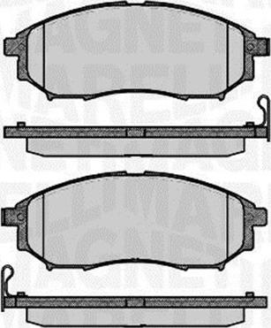 Magneti Marelli 363916060683 - Гальмівні колодки, дискові гальма avtolavka.club