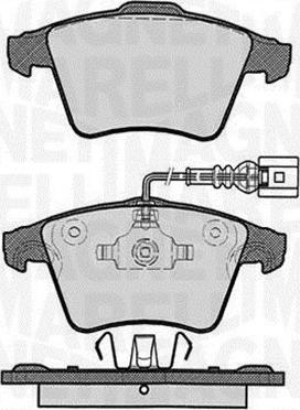 Magneti Marelli 363916060625 - Гальмівні колодки, дискові гальма avtolavka.club