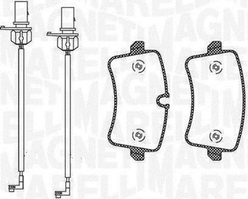 Magneti Marelli 363916060675 - Гальмівні колодки, дискові гальма avtolavka.club