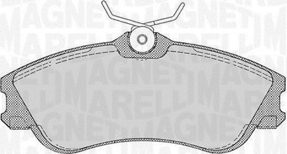 Magneti Marelli 363916060199 - Гальмівні колодки, дискові гальма avtolavka.club