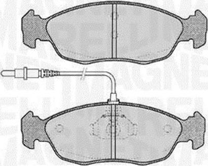 Magneti Marelli 363916060195 - Гальмівні колодки, дискові гальма avtolavka.club