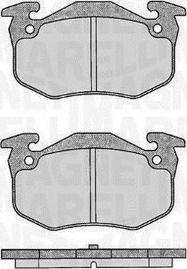 Magneti Marelli 363916060197 - Гальмівні колодки, дискові гальма avtolavka.club