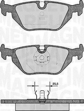 Magneti Marelli 363916060154 - Гальмівні колодки, дискові гальма avtolavka.club