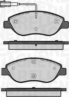 Magneti Marelli 363916060124 - Гальмівні колодки, дискові гальма avtolavka.club