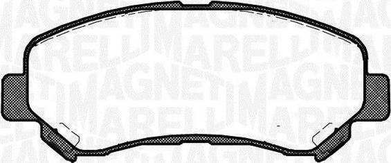 Magneti Marelli 363916060811 - Гальмівні колодки, дискові гальма avtolavka.club