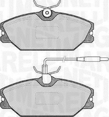 Magneti Marelli 363916060817 - Гальмівні колодки, дискові гальма avtolavka.club