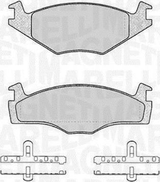 Magneti Marelli 363916060394 - Гальмівні колодки, дискові гальма avtolavka.club