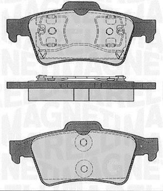 Magneti Marelli 363916060349 - Гальмівні колодки, дискові гальма avtolavka.club