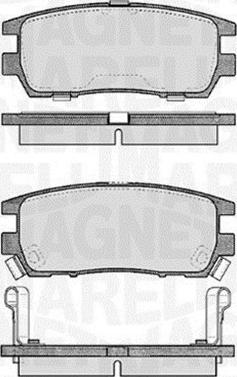 Magneti Marelli 363916060341 - Гальмівні колодки, дискові гальма avtolavka.club