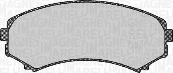 Magneti Marelli 363916060342 - Гальмівні колодки, дискові гальма avtolavka.club