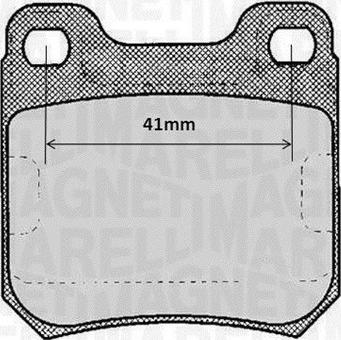 Magneti Marelli 363916060367 - Гальмівні колодки, дискові гальма avtolavka.club