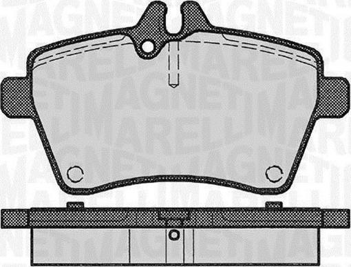 Magneti Marelli 363916060309 - Гальмівні колодки, дискові гальма avtolavka.club