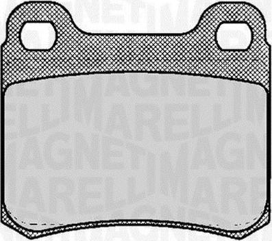 Magneti Marelli 363916060306 - Гальмівні колодки, дискові гальма avtolavka.club