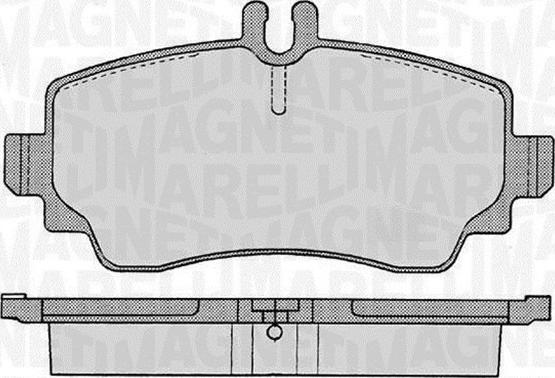 Magneti Marelli 363916060301 - Гальмівні колодки, дискові гальма avtolavka.club