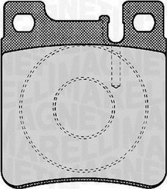 Magneti Marelli 363916060303 - Гальмівні колодки, дискові гальма avtolavka.club