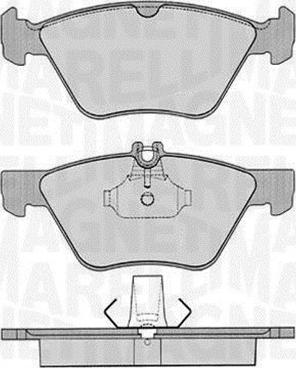 Magneti Marelli 363916060315 - Гальмівні колодки, дискові гальма avtolavka.club