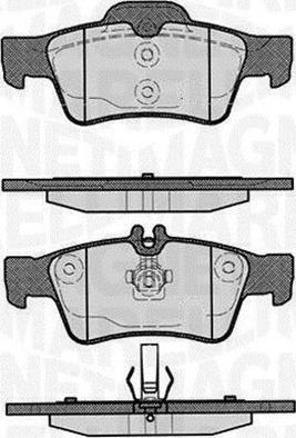 Magneti Marelli 363916060316 - Гальмівні колодки, дискові гальма avtolavka.club