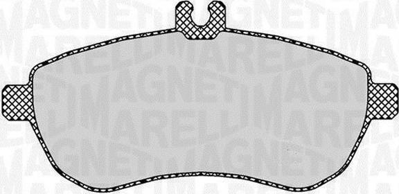 Magneti Marelli 363916060313 - Гальмівні колодки, дискові гальма avtolavka.club