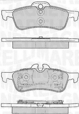 Magneti Marelli 363916060331 - Гальмівні колодки, дискові гальма avtolavka.club