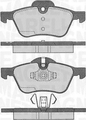 Magneti Marelli 363916060332 - Гальмівні колодки, дискові гальма avtolavka.club