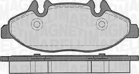 Magneti Marelli 363916060329 - Гальмівні колодки, дискові гальма avtolavka.club