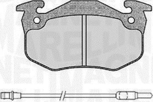 Magneti Marelli 363916060378 - Гальмівні колодки, дискові гальма avtolavka.club