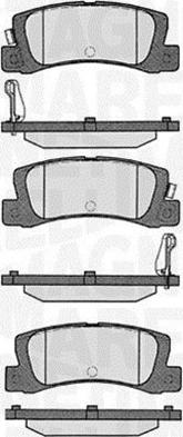 Magneti Marelli 363916060292 - Гальмівні колодки, дискові гальма avtolavka.club