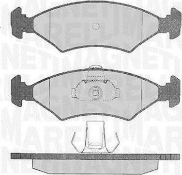 Magneti Marelli 363916060248 - Гальмівні колодки, дискові гальма avtolavka.club